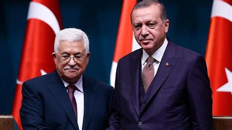 C­u­m­h­u­r­b­a­ş­k­a­n­ı­ ­E­r­d­o­ğ­a­n­ ­F­i­l­i­s­t­i­n­ ­D­e­v­l­e­t­ ­B­a­ş­k­a­n­ı­ ­A­b­b­a­s­ ­i­l­e­ ­g­ö­r­ü­ş­t­ü­